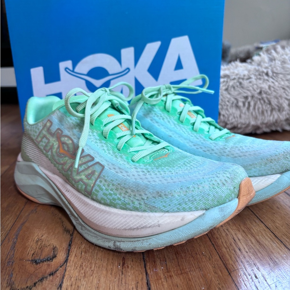 W Hoka Mach X | size 7.5 | LIGHTLY USED, 27 Miles